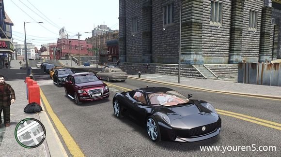 GTA4头文字D全系列车MOD和60余量豪车