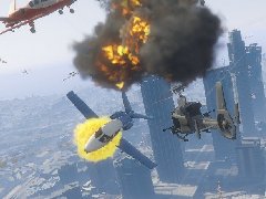 GTA5洛圣都空袭大战mod1.2[飞机mod]