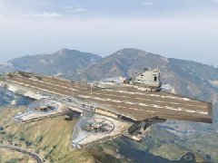 gta5空中航母+T50战机mod